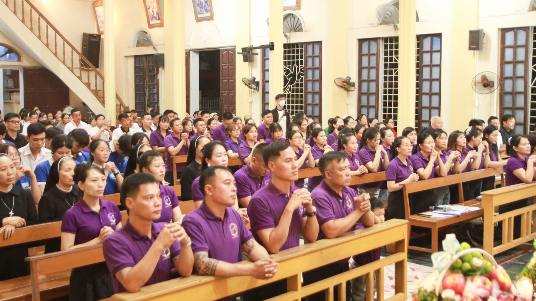 Giới trẻ Giáo xứ Lãm Hà mừng lễ Quan thầy